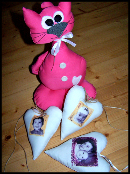     kocour pink a srdicka