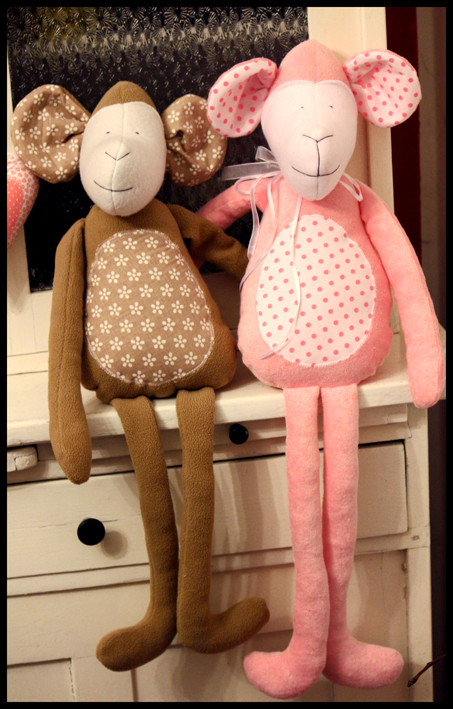 opice pink brown